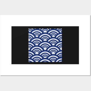 japanese inspired pattern Posters and Art